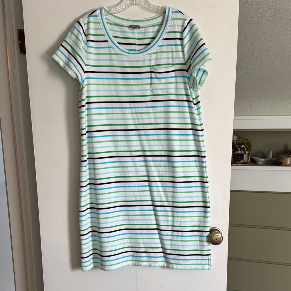 Talbots striped dress